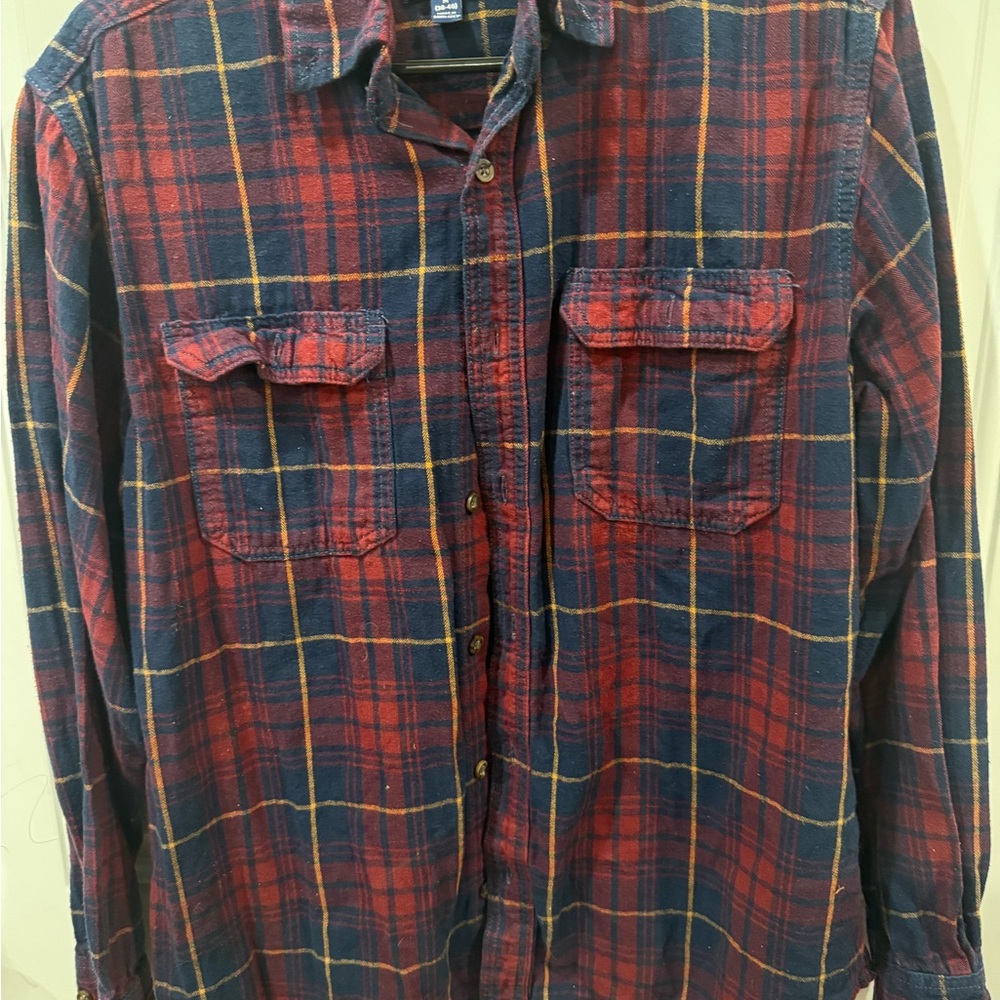 George Red and Blue Checkered Casual Shirt